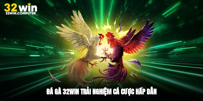 Đá gà 32win trải nghiệm cá cược hấp dẫn