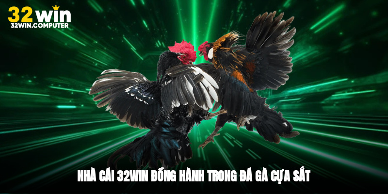 Nhà cái 32win đồng hành trong đá gà cựa sắt